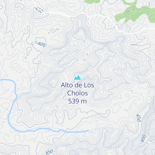 Map of Alto de Los Cholos