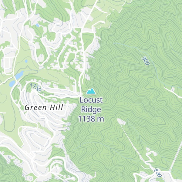 Map of Locust Ridge