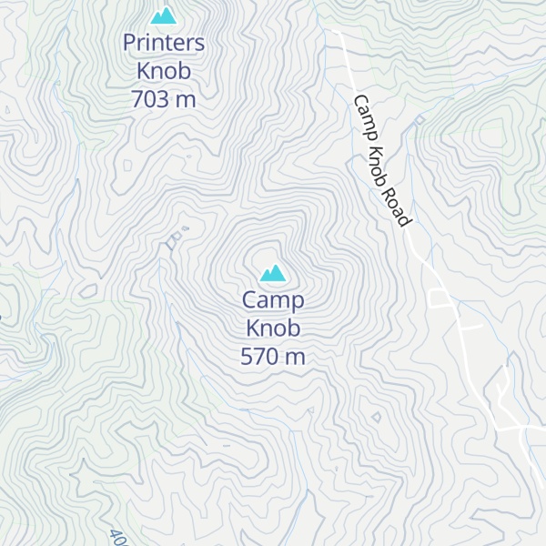 Map of Camp Knob