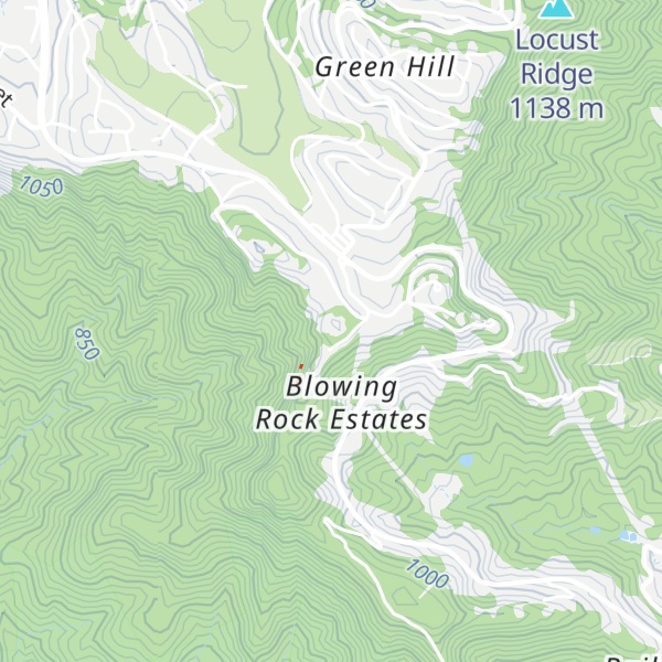Map of Blowing Rock
