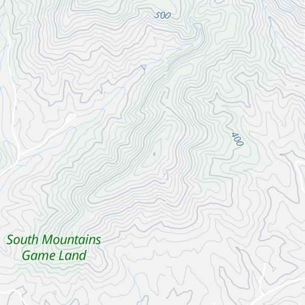 Map of No Business Mountain