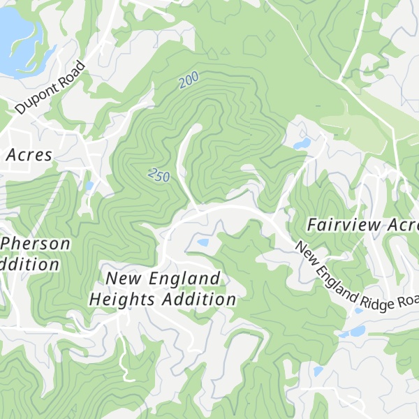 Map of Bird Ridge