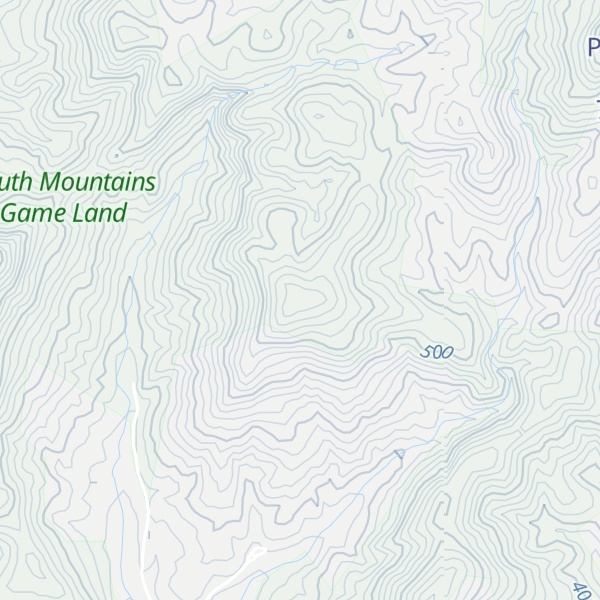 Map of Paine Mountain