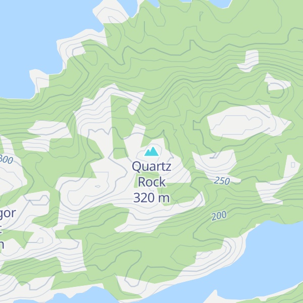Map of Quartz Rock
