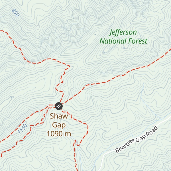 Map of Grosses Mountain