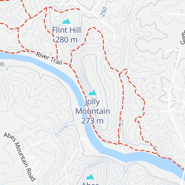 Map of Jolly Mountain