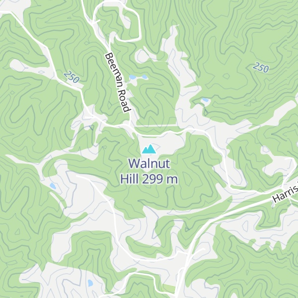 Map of Walnut Hill