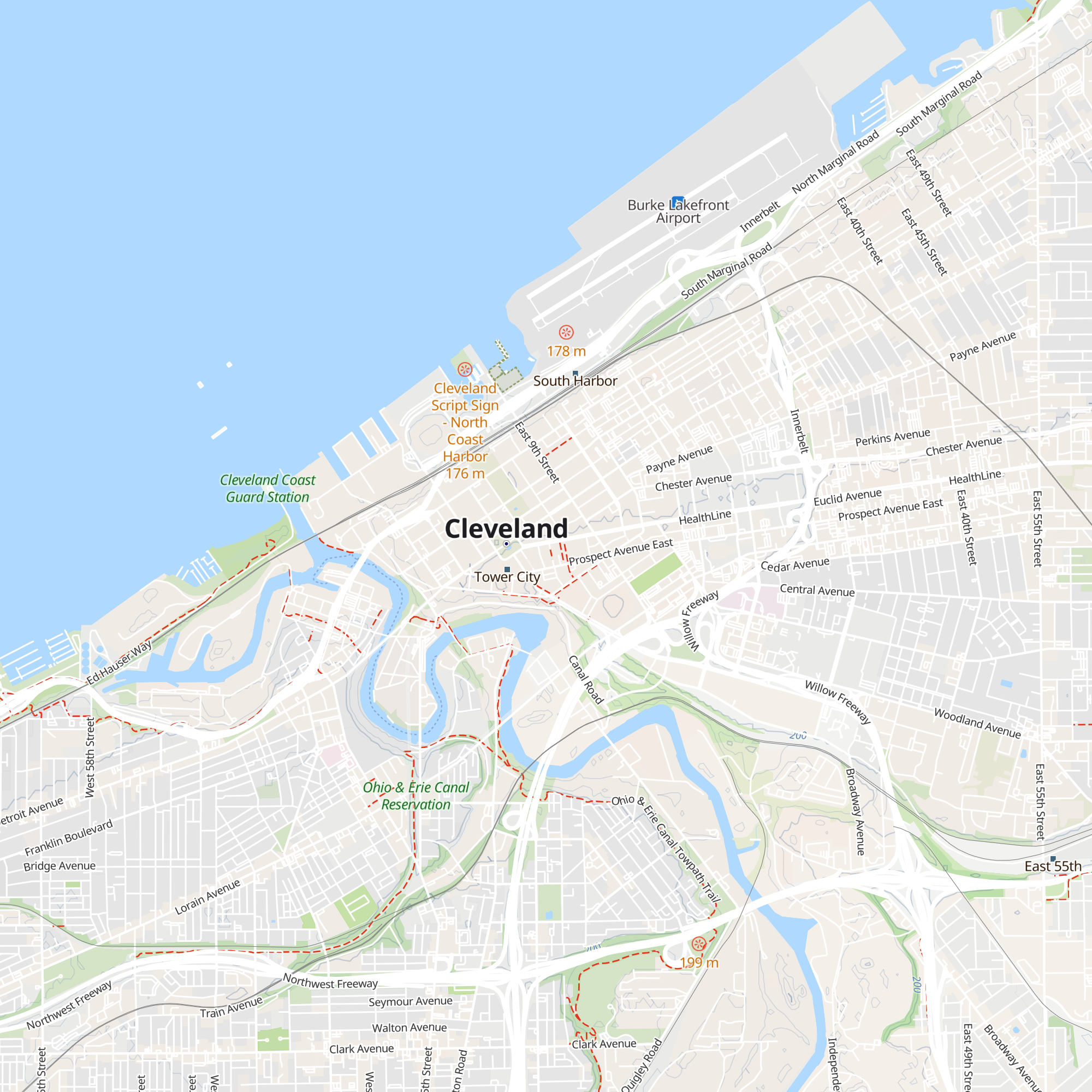CLE+ Visitors Center map
