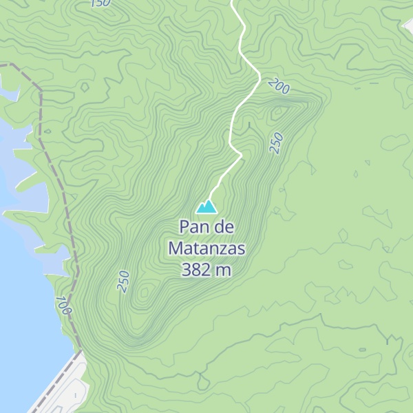 Map of Pan de Matanzas