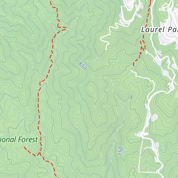 Map of Round Mountain