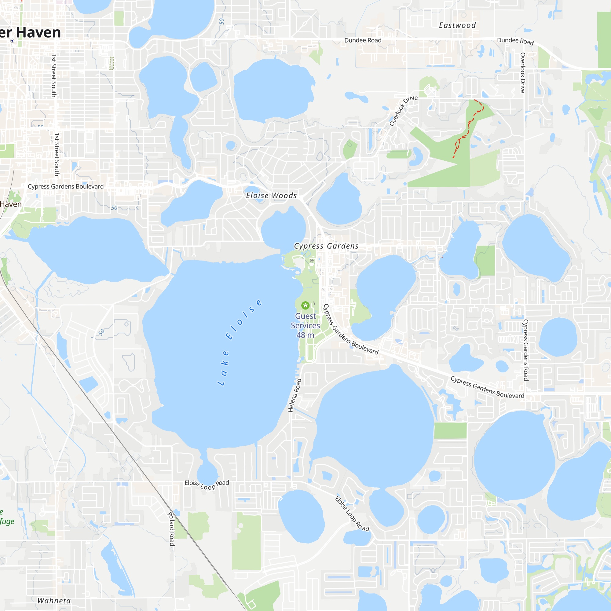 Guest Services map
