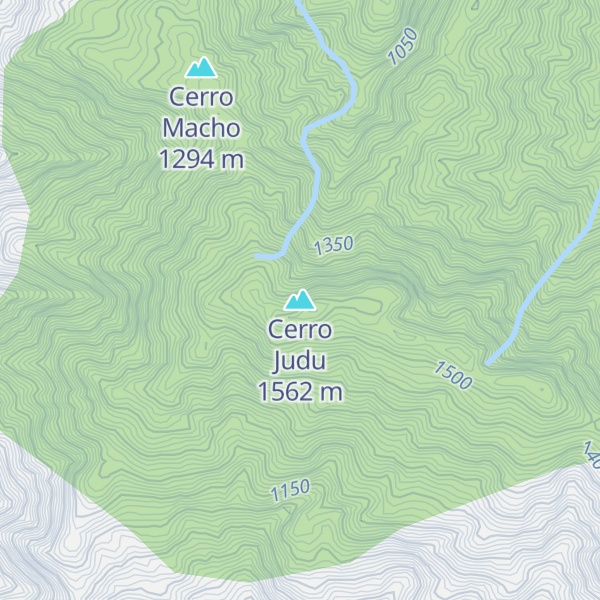 Map of Cerro Judu