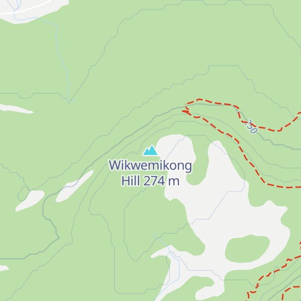 Map of Wikwemikong Hill