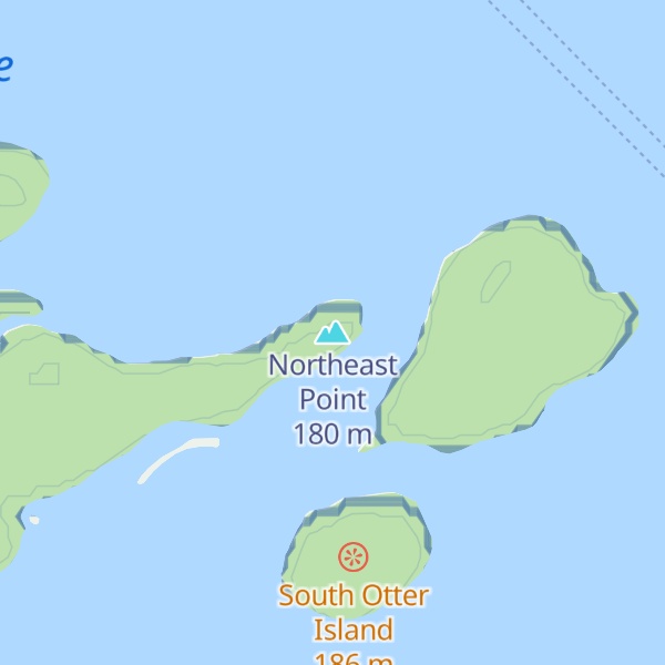 Map of Northeast Point