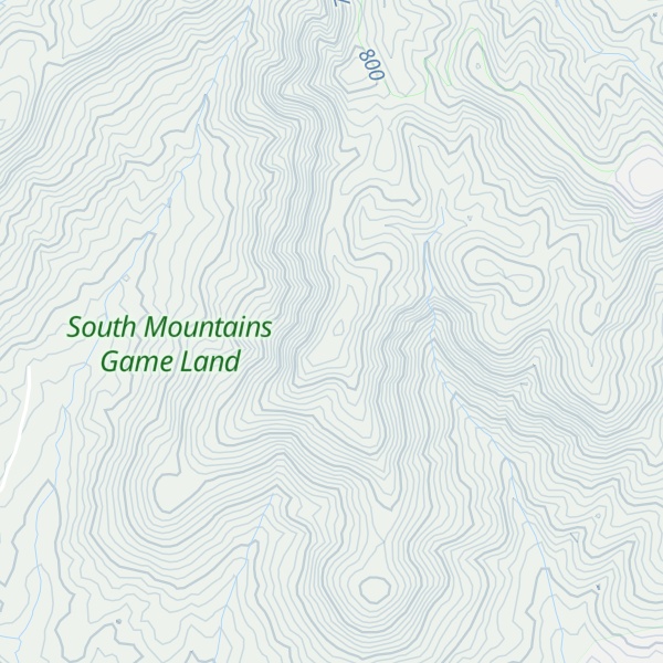 Map of Black Mountain