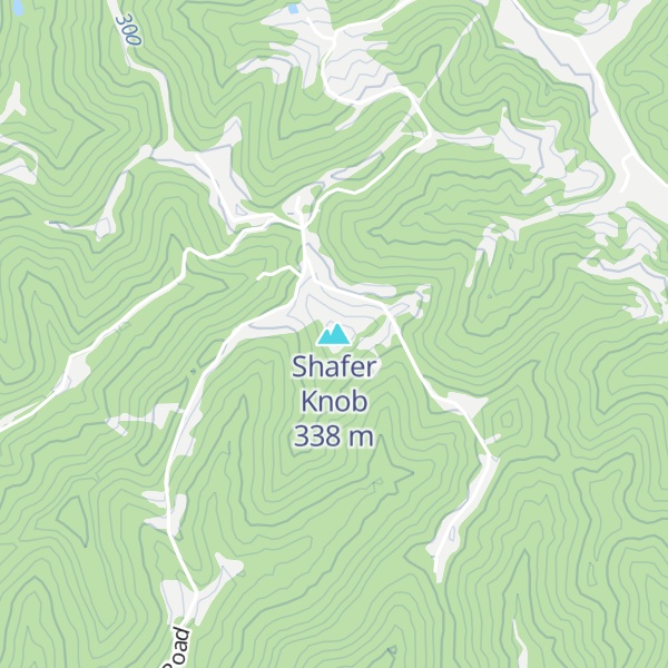Map of Shafer Knob