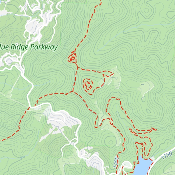Map of Rich Mountain