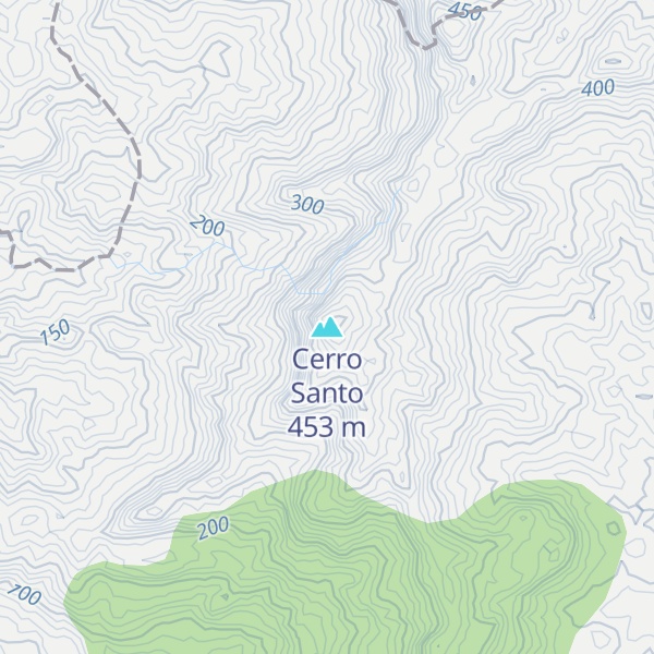 Map of Cerro Santo