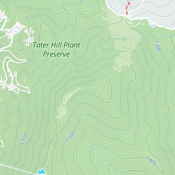 Map of Rich Mountain Bald