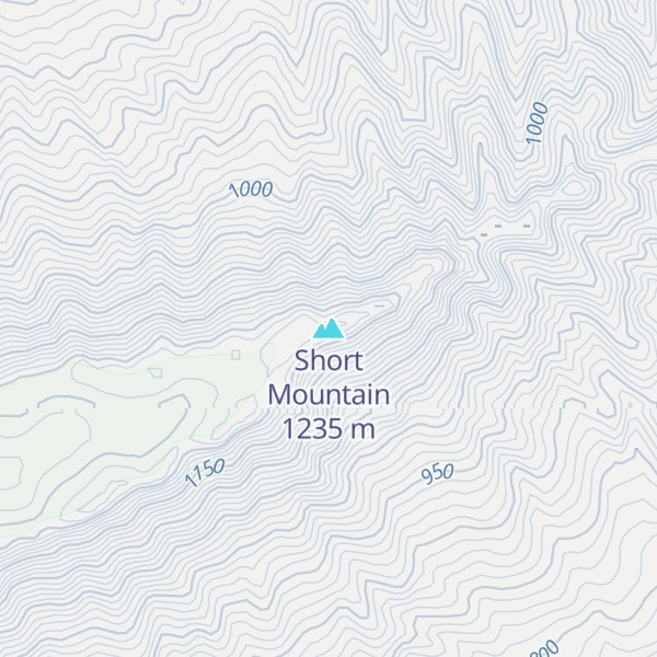 Map of Short Mountain