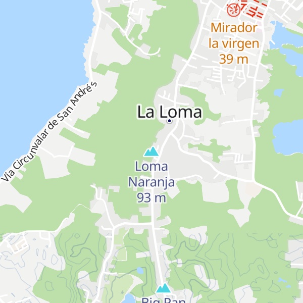 Map of Loma Naranja