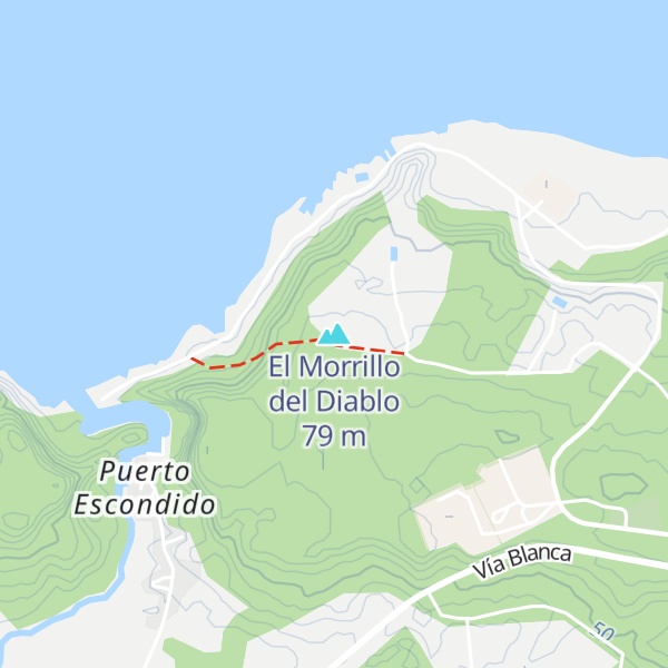 Map of El Morrillo del Diablo