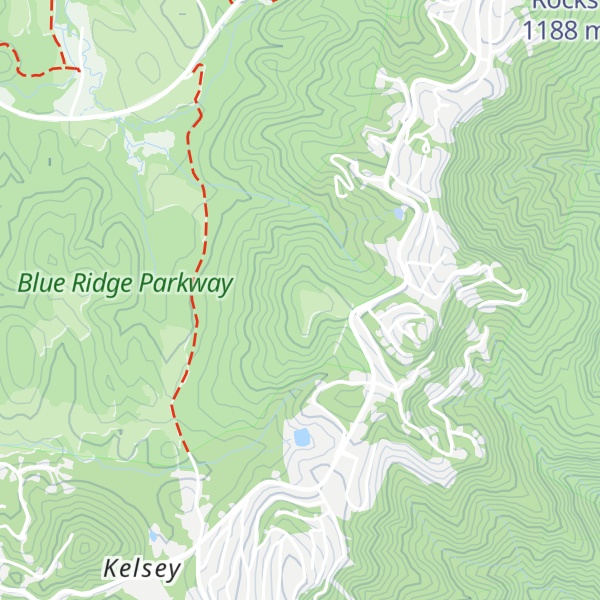 Map of Bull Mountain