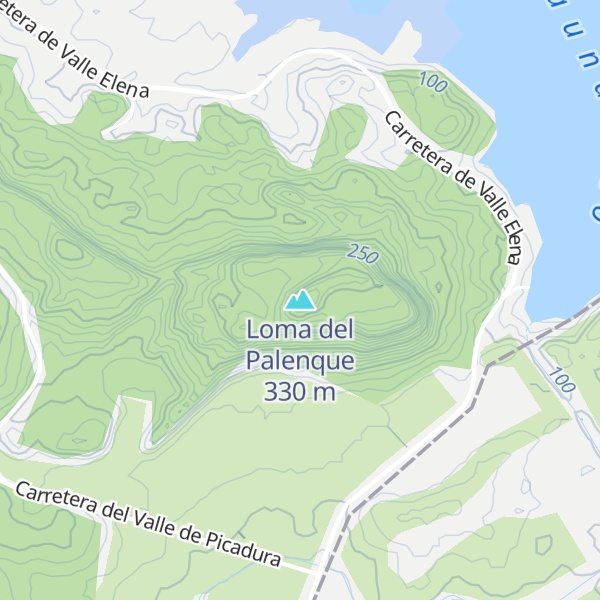 Map of Loma del Palenque