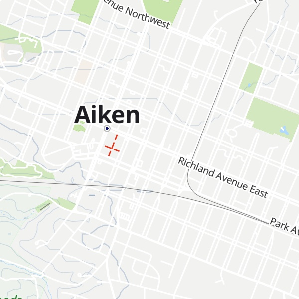 Map of Aiken Chamber of Commerce