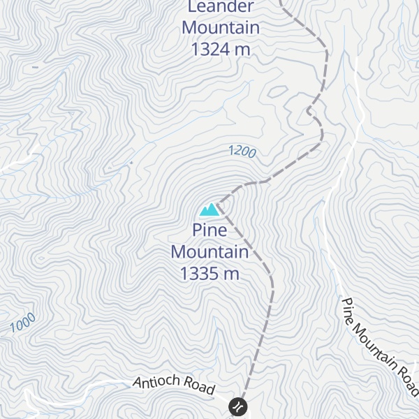 Map of Pine Mountain