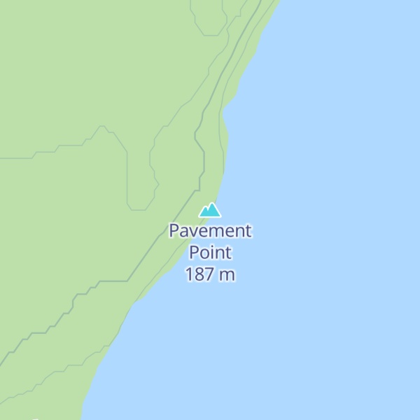 Map of Pavement Point