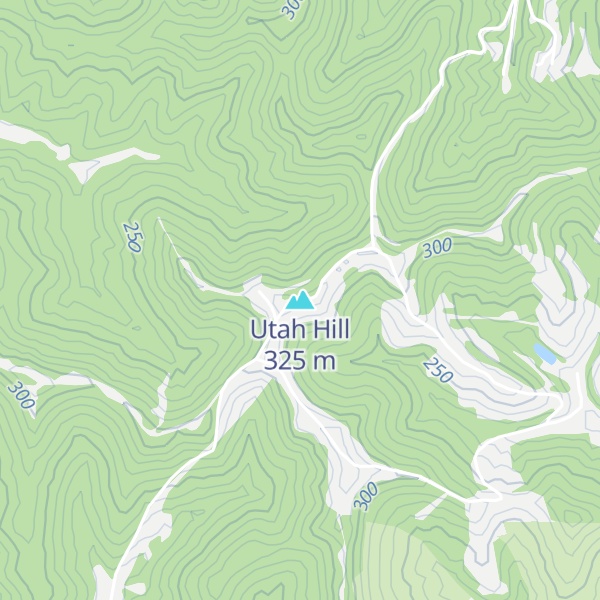 Map of Utah Hill