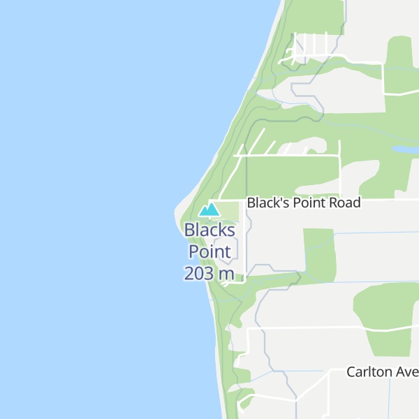 Map of Blacks Point