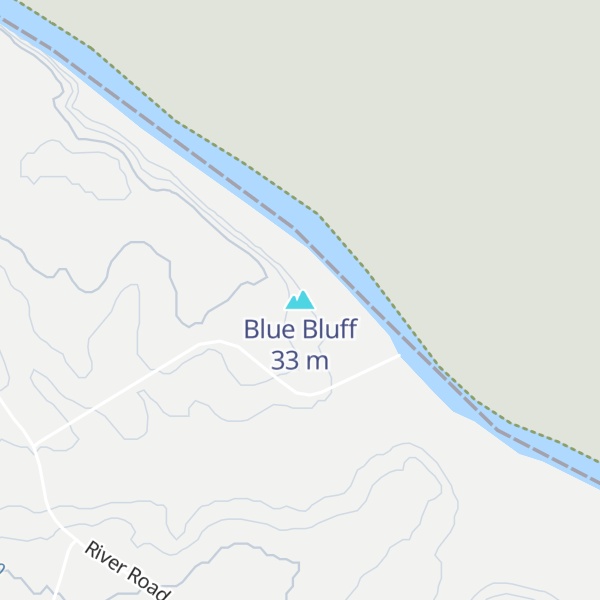 Map of Blue Bluff