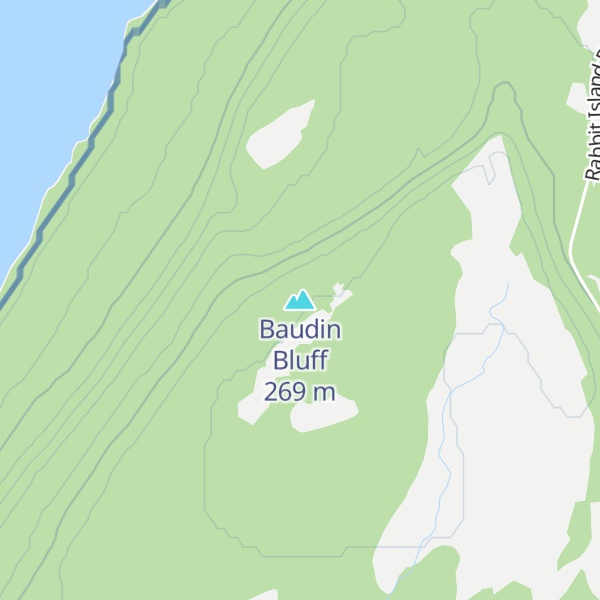 Map of Baudin Bluff