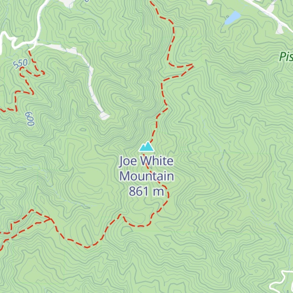 Map of Joe White Mountain