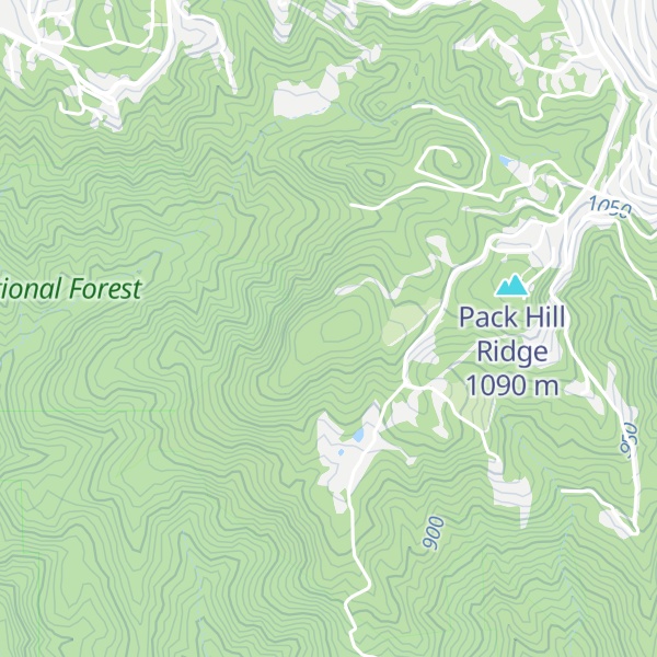 Map of Backbone Ridge