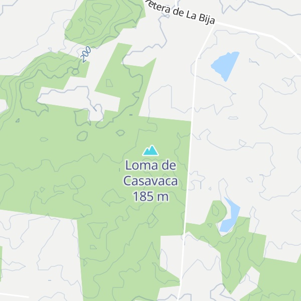 Map of Loma de Casavaca