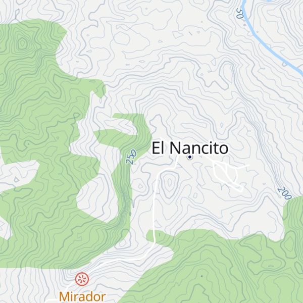 Map of Cerro La Mar
