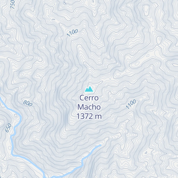 Map of Cerro Macho