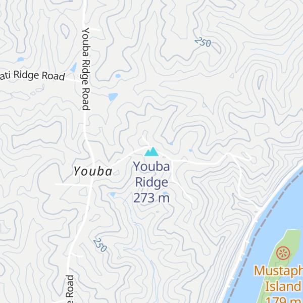 Map of Youba Ridge