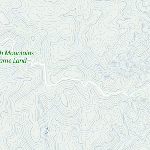 Map of Skull Knob