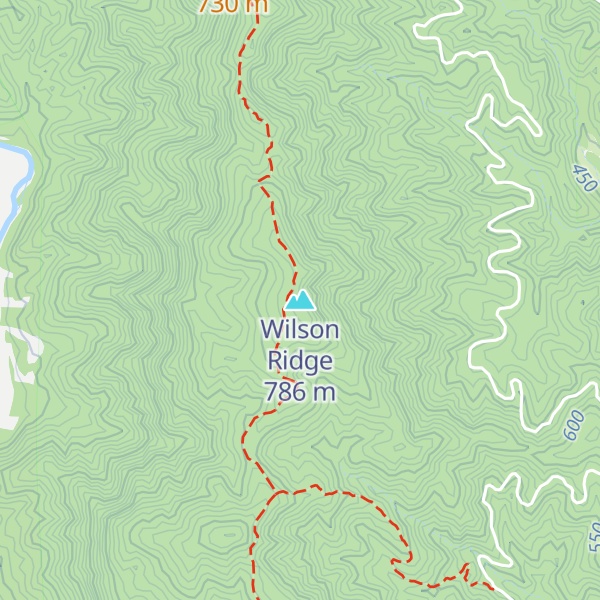 Map of Wilson Ridge