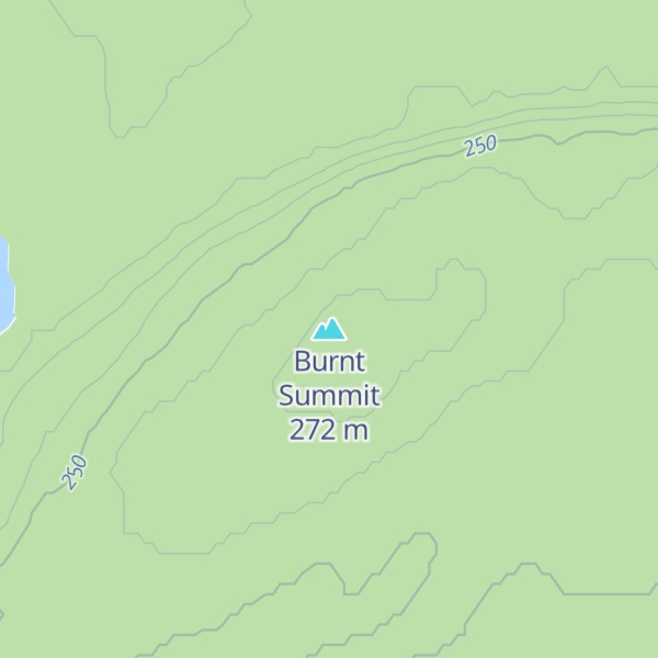 Map of Burnt Summit