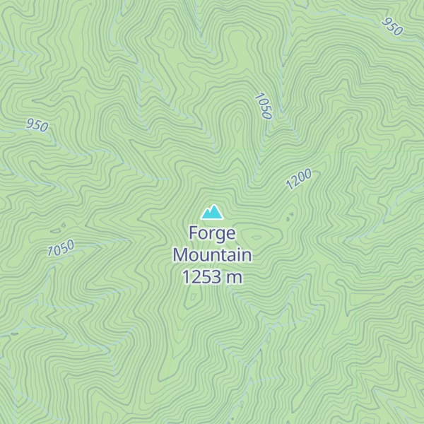 Map of Forge Mountain