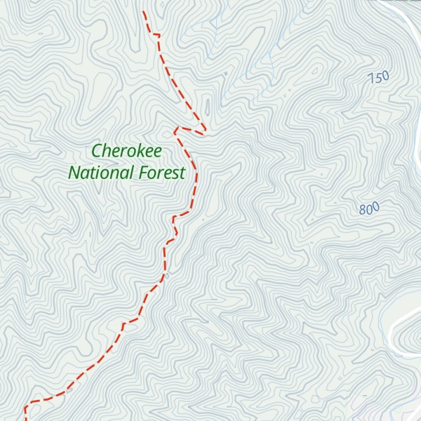 Map of Butt Mountain