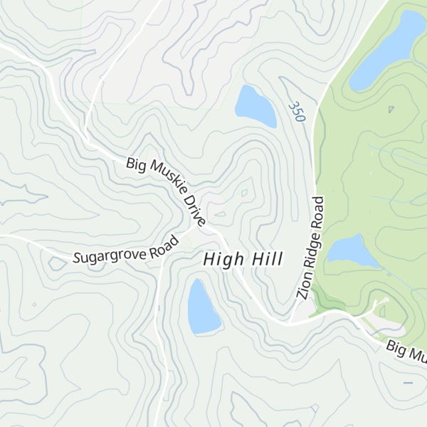 Map of High Hill