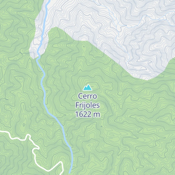 Map of Cerro Frijoles
