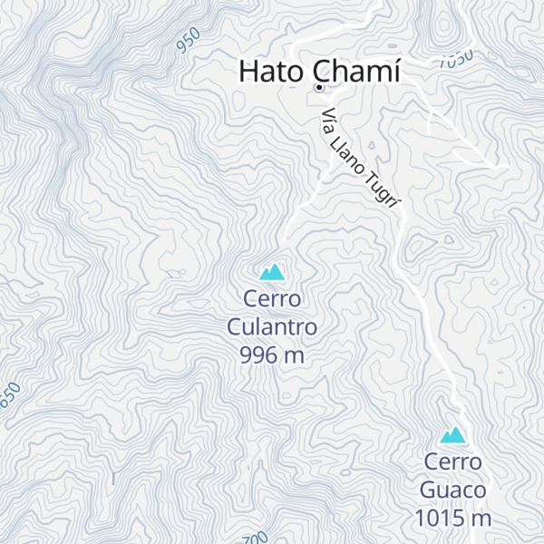 Map of Cerro Culantro