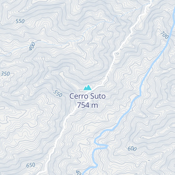 Map of Cerro Suto
